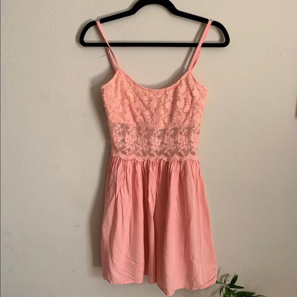 COPY - Pink ...Lost Lace Floral Spaghetti Strap Dress